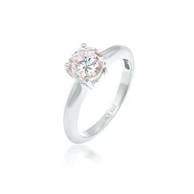 Imagen de Elli Solitaire Basic Anillo, Mujer, Talla: 60, Rosa