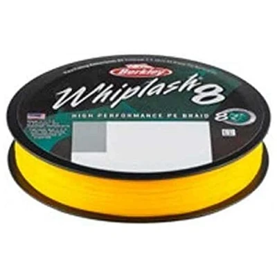 Imagen de Berkley Whiplash 8 Línea Trenzada Yellow 150m 0.28mm (47.1kg) Hilo trenzado