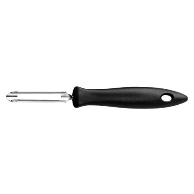 Imagen de FISKARS, Pelador de cuchilla giratoria, Longitud total: 18 cm, Essential, Acero inoxidable/Plástico PP, Negro, 1065586