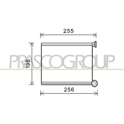 Imagen de PRASCO CI705H001 Radiador de Calefaccion PEUGEOT: 308 I Hatchback, CC