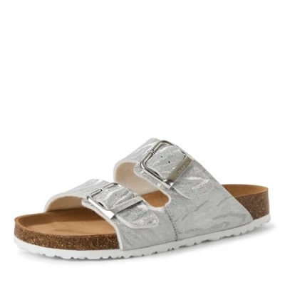 Imagen de Tamaris 1 27503 42, Pantuflas Mujer, Estructura Plateada, 39 EU