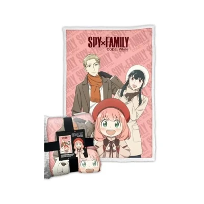 Imagen de Hômadict Sherpa Spy x Family Manta Polar Suave y cálida 100 150 cm Calidad Alta cómoda Licencia Oficial