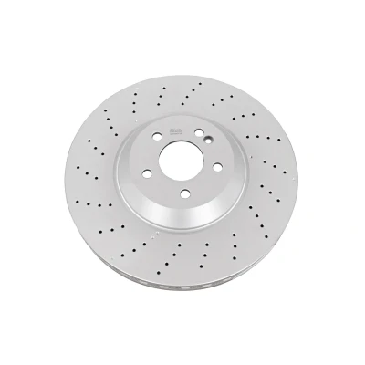 Imagen de VAICO V30 80065 Disco de freno Eje delantero 370 36 5 perforado/ventil. int. MERCEDES BENZ: Clase S Berlina