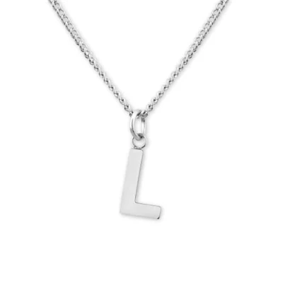 Imagen de GD GOOD.designs EST. 2015 collar con letras K plata respetuoso la piel para señoras I Cadena de