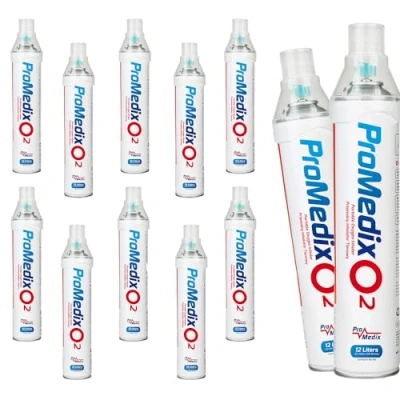Imagen de Promedix PR 994 Oxígeno médico para inhalación en lata 14L 99,4% (1)