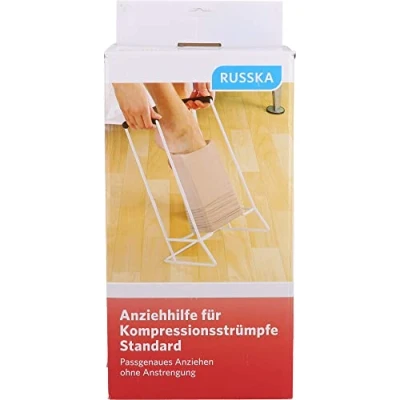 Imagen de RUSSKA 26011200 Calzador para medias de compresión estándar, color blanco