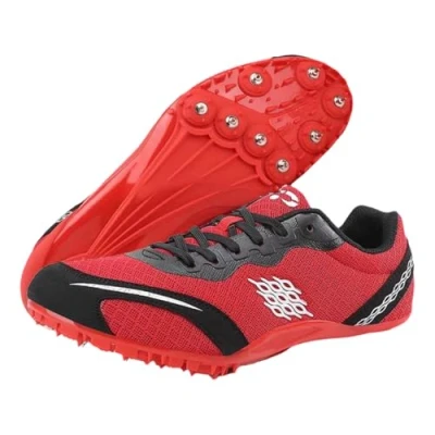 Imagen de Leichtrit Zapatilla De Correr con Clavos,Zapatos Clavos Pista Campo,Zapatillas Atletismo Clavos,Ligeras Antideslizantes,Transpirable,Fuerte Elasticidad,Adecuado para Velocidad