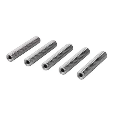 Imagen de Tubo extrusor de Impresora 3D, 5 unids Acero Inoxidable M6 Boquilla Garganta PTFE Accessary para 3D Extrusora MK8 1.75mm(M6*40mm)