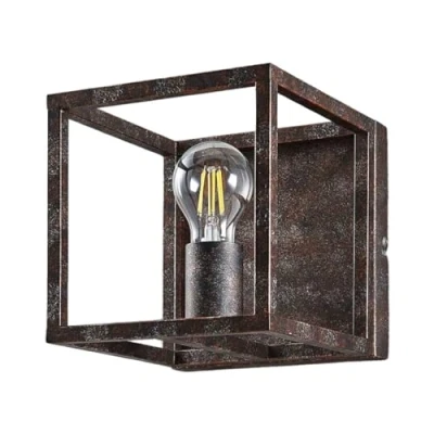 Imagen de lámpara de techo &#039;Emin&#039; (Tradicional) en Marrón hecho Metal e.o. para Salón &amp; Comedor (1 llama, E27) Lindby techo,