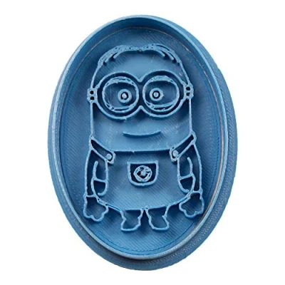 Imagen de Cuticuter Minion Oval Cortador de Galletas, azul