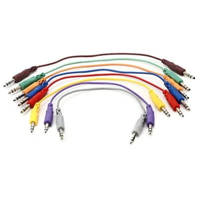 Imagen de Hosa CSS 830, Balanced Patch Cables, 1/4 in TRS to Same, 1 ft