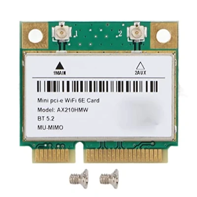 Imagen de Yunseity Tarjeta Inalámbrica 2,4 GHz 5 6 Interfaz Mini PCIE Módulo Inalámbrico Adaptador de Red Transmisión Alta Eficiencia Wi Fi PCI Express