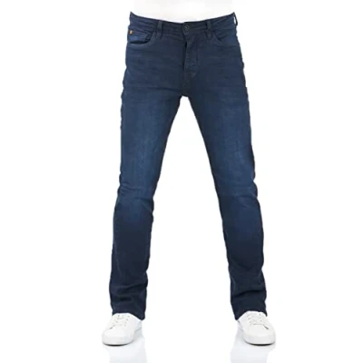 Imagen de riverso RIVFalko Pantalones vaqueros elásticos para hombre, color negro, azul y gris, 29, 30, 31, 32, 33, 34, 36, 38, 40, Dark Blue Denim (D233), 38W / 32L