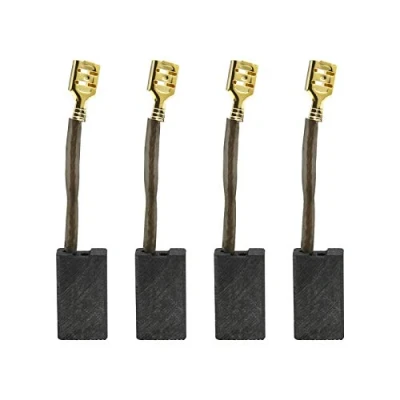 Imagen de Create idea 2 Pares de Escobillas Carbón 6,2 X 12,4 22 Mm Compatible con Titan Magnesium Ttb2785sds Ttb278sds Ttb279sds Rb278sds Piezas Repuesto para Amoladora Taladro Percutor Eléctrico