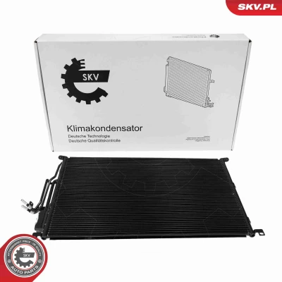 Imagen de ESEN SKV 86SKV335 Condensador sin secador Aluminio 770mm AUDI: A8 D3 (4E2, 4E8) 3.0 TDI quattro, 3.2 FSI, 3.0, 4.2 FSI quattro
