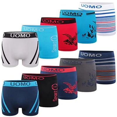 Imagen de L&amp;K Bóxer de Microfibra para Hombre Calzoncillos Elásticos, Ultrasuaves, Comodidad Superior Multicolor 1209 UN L XL