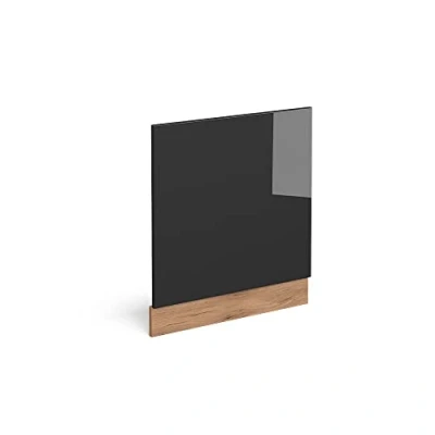 Imagen de Vicco Panel Frontal R Line, Antracita Alto Brillo/Roble Dorado, 60 cm sin encimera