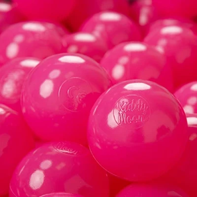 Imagen de KiddyMoon 300 ∅ 7Cm Bolas Colores De Plástico para Piscina Niños, Rosa Oscuro