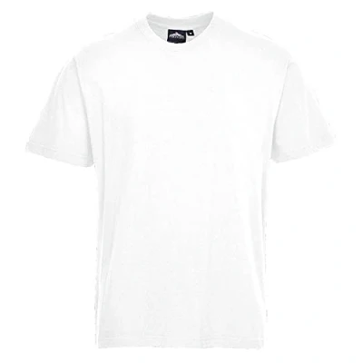 Imagen de Portwest Camiseta Premium Turín, Tamaño: L, Color: Blanco, B195WHRL