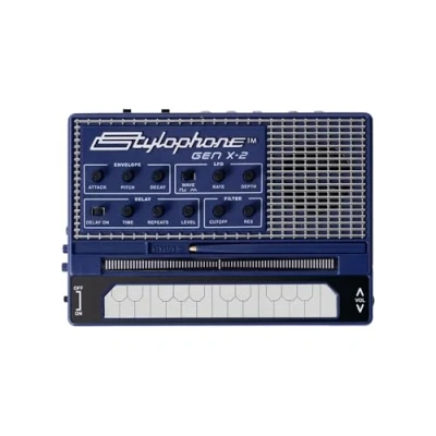 Imagen de Stylophone GENX 2 Portable Analogue Synthesizer with Built in Speaker, LFO, Filter, Delay and CV/Gate Output Keyboard Synth Musical Instrument