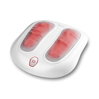 Imagen de Medisana FM 883 masajeador de pies Shiatsu, eléctrico espalda, 18 cabezales masaje, función luz roja, calor, 2 velocidades, masaje estimulante la circulación