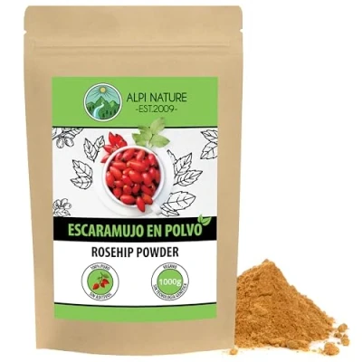 Imagen de Escaramujo en polvo (1kg), rosa mosqueta polvo, 100% natural, naturalmente sin aditivos, vegana