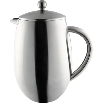 Imagen de Grunwerg Café Olé Cafetera, Acero Inoxidable, 1 Litro, Doble Pared, Acabada Satinada, BFD 08S