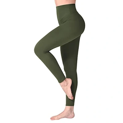 Imagen de SINOPHANT Leggins Mujer, Pantalon Yoga Mallas Deporte Leggings Mujer Suaves Elásticos de Cintura Alta Tallas Grandes, Pilates S M #1 Piezas Armygreen