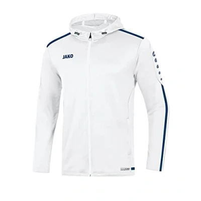 Imagen de JAKO Striker 2.0 Chaqueta con Capucha, Hombre, weiß/Marine, 4XL