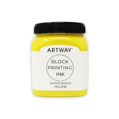 Imagen de Artway Tinta de Impresión en Bloque 250ml Amarillo Ideal para Relieve, Block y Linóleo