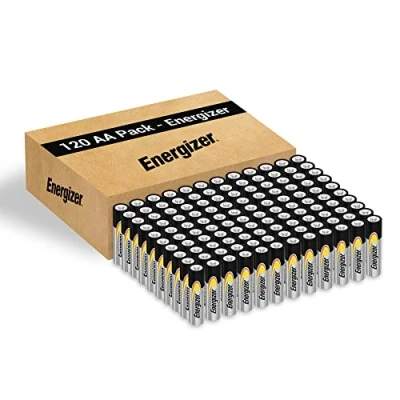 Imagen de Energizer Industrial, Pack de 120 Pilas AA, alcalinas básicas para Uso Cotidiano e sin sulfataciones y con 7 años Vida útil