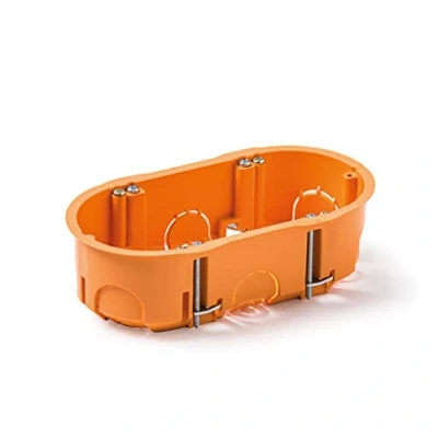 Imagen de FAMATEL Caja empotrar para mecanismos Doble 67x39 mm Naranja