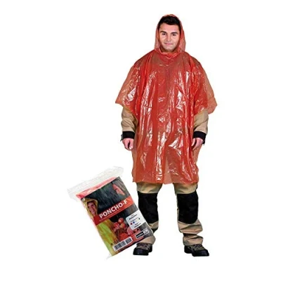 Imagen de Reis Poncho F_C impermeable (20 unidades), color rojo