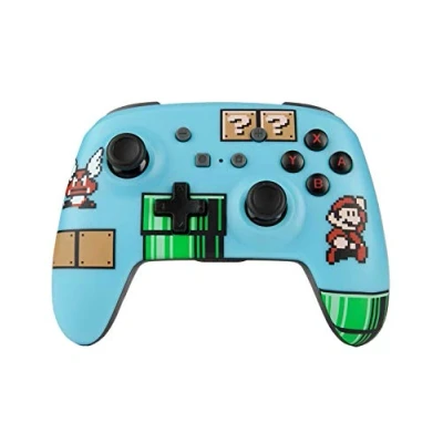 Imagen de Mando inalámbrico mejorado para Nintendo Switch, con controles de movimiento, diseño Super Mario Bros. 3