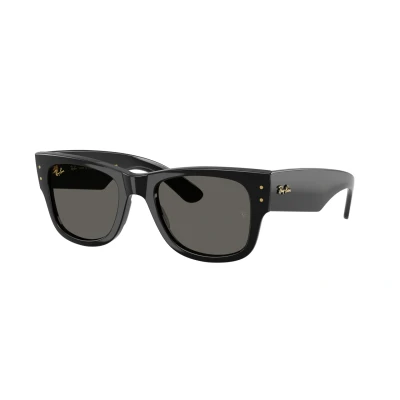 Imagen de Ray Ban Unisex RB0840S MEGA WAYFARER 6826J5 Gafas de sol Acetato Negro Gris Cuadrada Normal