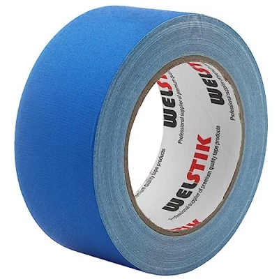 Imagen de WELSTIK Gaffer Cinta Adhesiva (2inches*33yard), Americana de Uso General, No Reflectante y Fácil Desgarrar, para Televisión, Teatro, Estudio Automóvil, etc., Color Azul