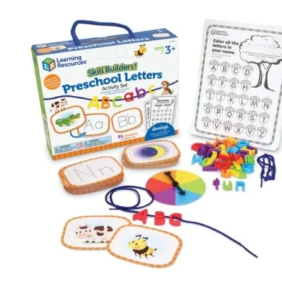 Imagen de Learning Resources Set de Actividades Skill Builders Sonido para Aprender Las Letras y el Alfabeto, mayúsculas minúsculas, Juguetes Leer 3+