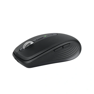 Imagen de Ratón inalámbrico Logitech MX Anywhere 3S, Bluetooth, 8000 ppp, Multiplataforma, Botones personalizables, Carga rápida USB C, Multisistema, Negro