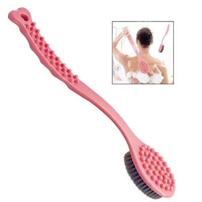 Imagen de cepillo de ducha baño iwobi,Cepillo espalda largo mango para limpieza piel,exfoliante
