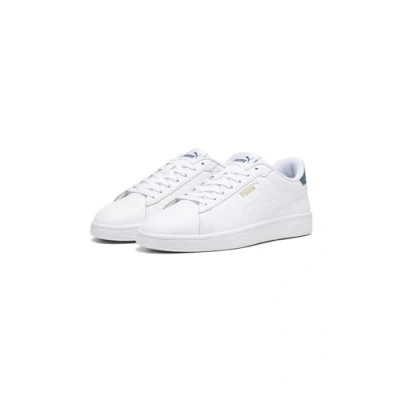 Imagen de Puma Smash 3.0 Unisex Zapatillas, Talla: 48, White/malachite/gold Piel/piel de imitación