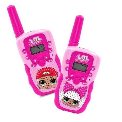 Imagen de WALKIE TALKIES Infantiles LOL Surprise con BATERÍA Recargable Linterna Y UN KM DE Distancia COMUNICACIÓN