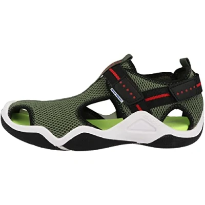 Imagen de Geox Wader Sandalias de senderismo para niños, Talla: 31, Military Zapatos