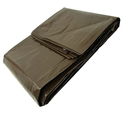 Imagen de GARDENIX Lona Protectora Multiusos (200 g/m², 15 x 20 m), Color marrón