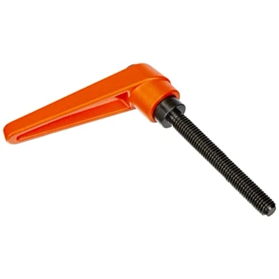 Imagen de HALDER 24400.0391 Palanca de sujeción ajustable, color naranja, d1 = 18 mm / d2 M8 l1 63