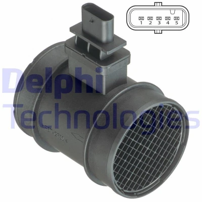 Imagen de DELPHI AF10393 12B1 Medidor de masa aire OPEL: Corsa D Hatchback, Astra H GTC, Hatchback