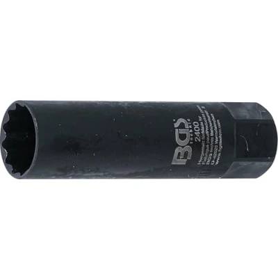 Imagen de BGS 2400 Vaso para bujías hexagonal cuadrado interno 10 mm (3/8&quot;) 14