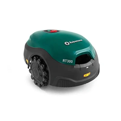 Imagen de Robomow Robot cortacésped RT300 para Superficies de hasta 300 m² 4,3 Ah; Ancho Corte 18 cm; fácil instalación, autolimpiable e Incluye Cubierta Flotante, Limpiador mantillo