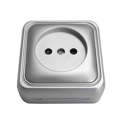 Imagen de bf 18 Base enchufe bipolar superficie 16a aluminio bolsa
