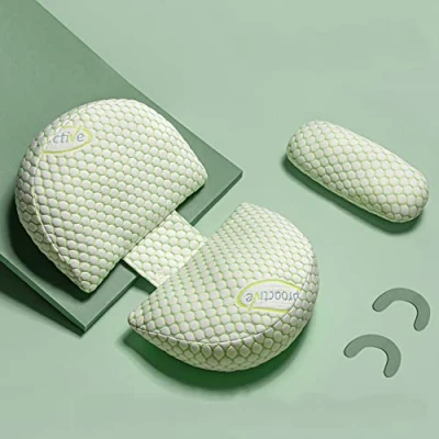 Imagen de Almohada de Embarazo en Forma U para Mujeres Embarazadas, Soporte Espalda, Caderas, piernas, Vientre Maternidad, Maternidad con Funda algodón extraíble