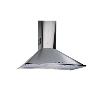 Imagen de Teka DM 975 Campana Decorativa Piramidal de 90 cm, Motor Doble Turbina EcoPower, Mandos Pulsantes, 4 Velocidades, 2 lámparas LED, Color Acero Inoxidable